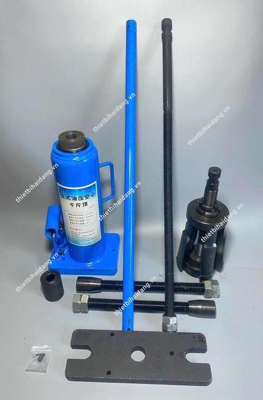 Bộ Vam Tháo Ống Lót Xi Lanh Thủy Lực 10 Tấn – Cảo Sơ Mi Tay Áo Động Cơ Chuyên Dụng